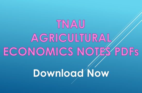 agricultural economics