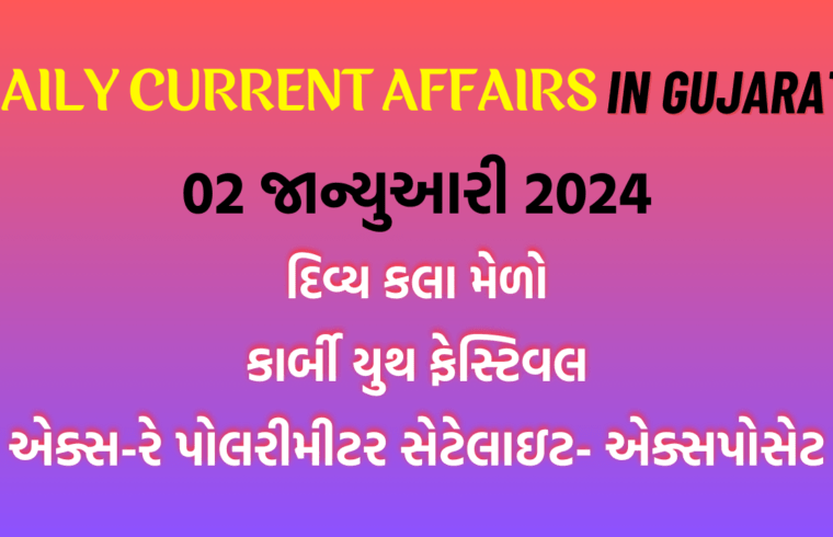 Current Affairs in Gujarati